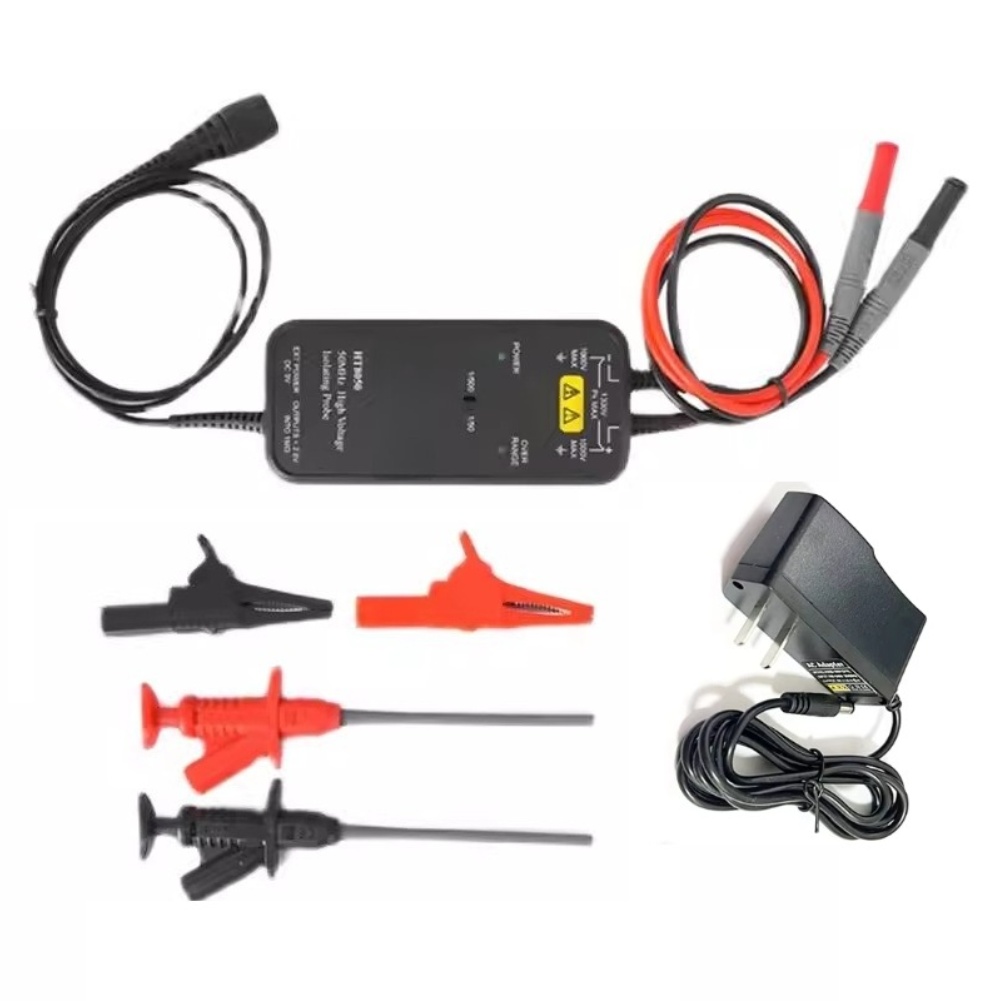 HT8050 HT8100 High Voltage Dif - đánh giá và giá High Voltage Differential Probe 100Mhz 1300V